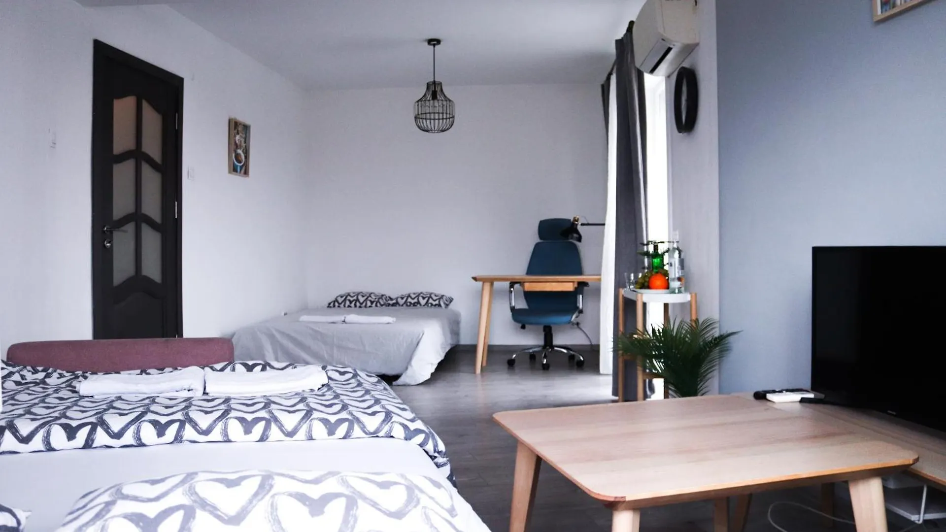 Scandinavian Style Apartment With Panoramic View Bucarest Romania